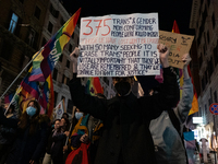 People take part in a demonstration against the transphobia and commemorating the Transgender Day of Remembrance (TDoR), in Rome, Italy, on...