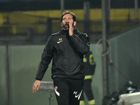 Head coach of Benevento Fabio Caserta during the Italian Football Championship League BKT AC Pisa vs Benevento Calcio on November 21, 2021 a...