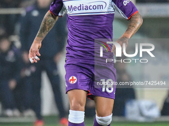 Lucas Torreira (Fiorentina) during the italian soccer Serie A match ACF Fiorentina vs AC Milan on November 20, 2021 at the Artemio Franchi s...