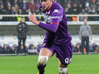 Dusan Vlahovic (Fiorentina) during the italian soccer Serie A match ACF Fiorentina vs AC Milan on November 20, 2021 at the Artemio Franchi s...