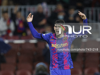 11 Yusuf Demir of FC Barcelona during the Group E - UEFA Champions League match between FC Barcelona and Benfica at Camp Nou Stadium on Nove...