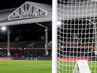 A general view inside the stadium is seen prior to the Sky Bet Championship match between Fulham and Derby County at Craven Cottage, London...