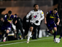 Kenny Tete of Fulham in action during the Sky Bet Championship match between Fulham and Derby County at Craven Cottage, London on Wednesday...