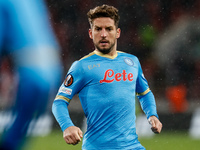Dries Mertens of Napoli during the UEFA Europa League Group C football match between FC Spartak Moscow and SSC Napoli on November 24, 2021 a...