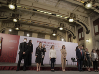 National Sports Award 2021 ceremony to athletes who were selected for this award, which was presented by the President of Mexico, Andrés Man...