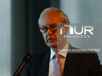 In this photos taken date is Oct 21, 2009. UK Investment fund manager Anthony Bolton hold lecture during an Anthony Bolton special lecture a...
