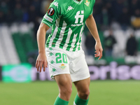 Diego Lainez of Real Betis control the ball during the UEFA Europa League Group G stage match between Real Betis and Ferencvrosi TC at Benit...