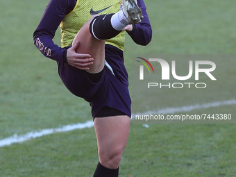 Millie Bright of England  during the England Women's training session at the Stadium Of Light, Sunderland on Friday 26th November 2021.  (