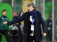 Italy's head coach Milena Bertolini gestures  during the FIFA World Cup Women's FIFA World Cup 2023 - Italy vs Switzerland on November 2...