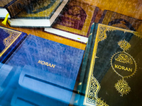 Quran holy books are seen inside 'The House of the Pilgrim', the Muslim Tatar religious communitiy center in Bohoniki, Poland on November 23...
