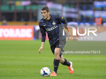 Mateo Kovacic (Inter) during the Serie Amatch between Inter vs Bologna, on April 05, 2014. (