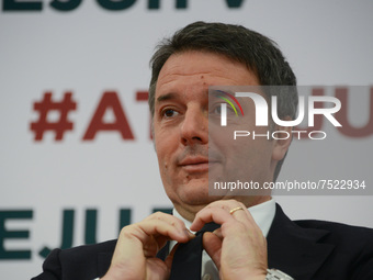 Matteo Renzi, politician during the News “Atreju”, demonstration organized by "Fratelli d'Italia" party on December 11, 2021 at...