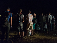 Refugees crossed the border during the night. The path has no light. They walk until the refugees’ camp where the police check their ID and...