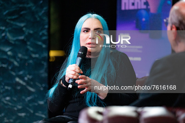Loredana Bertè attends MMF Incontra during the Milano Music Week on November 22, 2021 in Milan, Italy. 