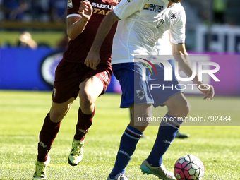 andrea belotti during the seria A match  between torino fc and uc sampdoria at the olympic stadium of turin  on septeber 20, 2015 in Torino,...