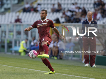 christian molinaro during the seria A match  between torino fc and uc sampdoria at the olympic stadium of turin  on septeber 20, 2015 in Tor...