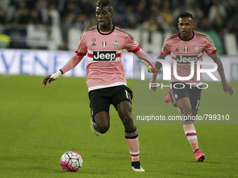 paul pogba during the serie A match between juventus fc and frosinone calcio at juventus stadium  on september 23, 2015 in torino, italy.  (