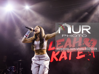 Leah Kate performs live at Fabrique on April 01, 2022 in Milan, Italy (