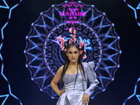  A model display designer collection during the Jaipur Couture Fashion Show 2022 -Season 10th, in Jaipur , Rajasthan, India, April 07,2022....