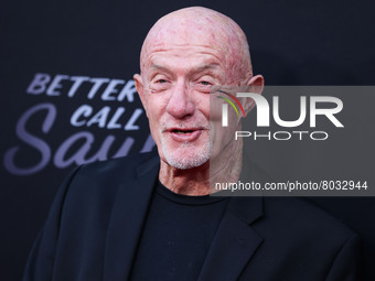 Jonathan Banks arrives at the Los Angeles Premiere Of AMC's 'Better Call Saul' Season 6 held at the Hollywood American Legion Theatre Post 4...