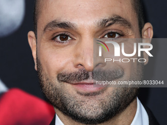 Michael Mando arrives at the Los Angeles Premiere Of AMC's 'Better Call Saul' Season 6 held at the Hollywood American Legion Theatre Post 43...