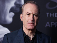 Bob Odenkirk arrives at the Los Angeles Premiere Of AMC's 'Better Call Saul' Season 6 held at the Hollywood American Legion Theatre Post 43...
