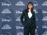 Ambra Angiolini attends the photocall of the tv series 