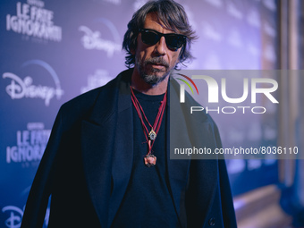 Pierpaolo Piccioli  attends the red carpet of the tv series 