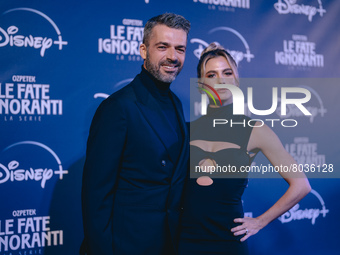  Luca Argentero and Cristina Marino attend the red carpet of the tv series 