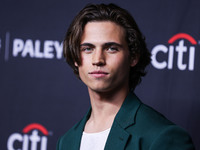 Tanner Buchanan arrives at the 2022 PaleyFest LA - Netflix's 'Cobra Kai' held at the Dolby Theatre on April 8, 2022 in Hollywood, Los Angele...