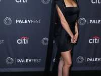 Canadian actress Vanessa Morgan arrives at the 2022 PaleyFest LA - The CW's 'Riverdale' held at the Dolby Theatre on April 9, 2022 in Hollyw...