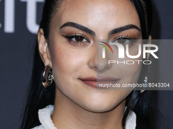American actress Camila Mendes arrives at the 2022 PaleyFest LA - The CW's 'Riverdale' held at the Dolby Theatre on April 9, 2022 in Hollywo...