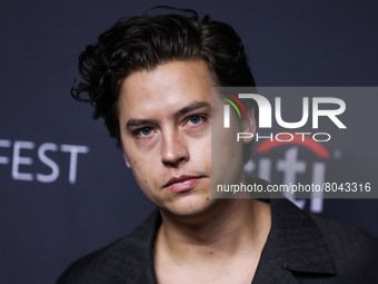 American actor Cole Sprouse arrives at the 2022 PaleyFest LA - The CW's 'Riverdale' held at the Dolby Theatre on April 9, 2022 in Hollywood,...