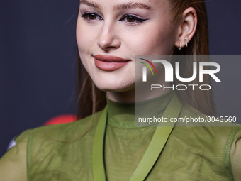American actress Madelaine Petsch arrives at the 2022 PaleyFest LA - The CW's 'Riverdale' held at the Dolby Theatre on April 9, 2022 in Holl...