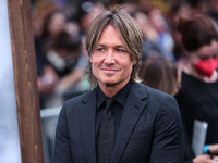 Keith Urban arrives at the Los Angeles Premiere Of Focus Features' 'The Northman' held at the TCL Chinese Theatre IMAX on April 18, 2022 in...