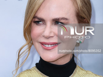 American-Australian actress Nicole Kidman wearing a Prada dress arrives at the Los Angeles Premiere Of Focus Features' 'The Northman' held a...