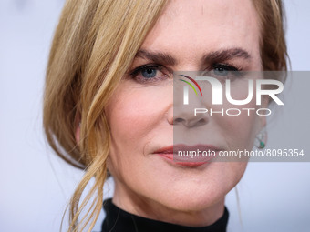 American-Australian actress Nicole Kidman wearing a Prada dress arrives at the Los Angeles Premiere Of Focus Features' 'The Northman' held a...