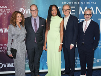 (L-R) Jenny Lumet, David Nevins, Naomie Harris, Bill Nighy and Alex Kurtzman attend the premiere of Showtime's 