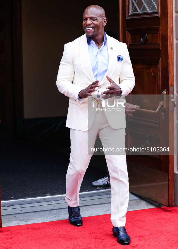 American actor Terry Crews arrives at NBC's 'America's Got Talent' Season 17 Kick-Off Red Carpet held at the Pasadena Civic Auditorium on Ap...