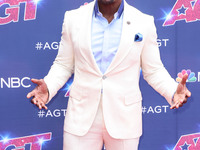 American actor Terry Crews arrives at NBC's 'America's Got Talent' Season 17 Kick-Off Red Carpet held at the Pasadena Civic Auditorium on Ap...