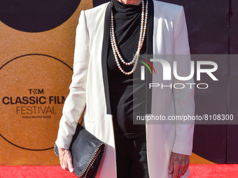 American actress Dee Wallace arrives at the 2022 TCM Classic Film Festival Opening Night 40th Anniversary Screening Of 'E.T. The Extra-Terre...