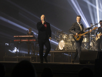 Scottish band Simple Mind, in a concert at Coliseu do Porto, on April 24, 2022, Porto, Portugal (
