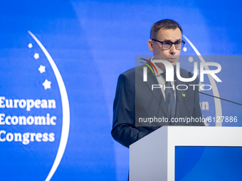 Organizer of the European Economic Congress Wojciech Kuspik during the European Economic Congress in Katowice, Poland on April 25, 2022 (