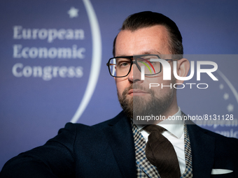 Dawid Jakubowicz (CEO, Ciech SA) during the European Economic Congress in Katowice, Poland on April 25, 2022 (