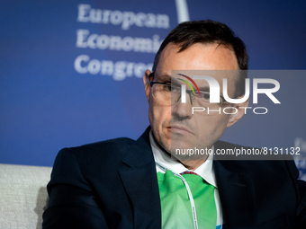 Piotr Krupa (CEO, KRUK SA) during the European Economic Congress in Katowice, Poland on April 25, 2022 (