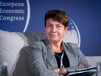 Malgorzata Starczewska-Krzysztoszek (Lecturer, Chair of Political Economics, Faculty of Economic, Sciences, University of Warsaw) during the...