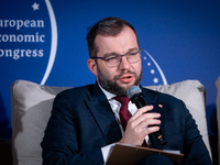 Grzegorz Puda (Minister of Development Funds and Regional Policy, Poland) during the European Economic Congress in Katowice, Poland on April...