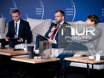 Grzegorz Puda (Minister of Development Funds and Regional Policy, Poland) during the European Economic Congress in Katowice, Poland on April...
