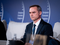 Cezary Lysenko (Director, Infrastructure Construction, Budimex SA) during the European Economic Congress in Katowice, Poland on April 25, 20...