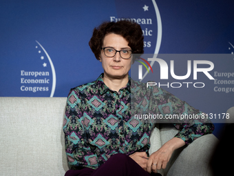 Jana Pieriegud (Institute of Infrastructure, Transport and Mobility) during the European Economic Congress in Katowice, Poland on April 25,...